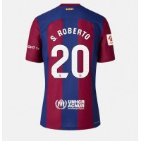 Ženski Nogometni dresi Barcelona Sergi Roberto #20 Domači 2023-24 Kratek Rokav